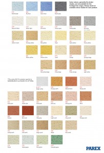 Parex Colour Chart