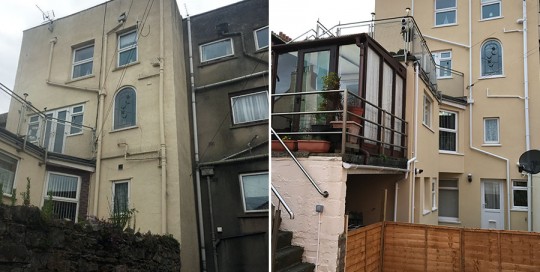 Burnham Insulation Before & After External Wall Insulation